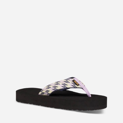 Teva Original Mush - Women's Teva Flip Flops - Dark Purple | India (GWEV89701)